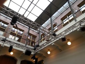 "Stop and Listen, The Hague!" - Sound installation by Leonie Roessler in the Nutshuis, The Hague, October 2015.